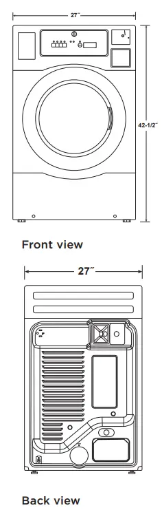 GE APPLIANCES VFD31ESSRWW Capacity Electric Dryer-
