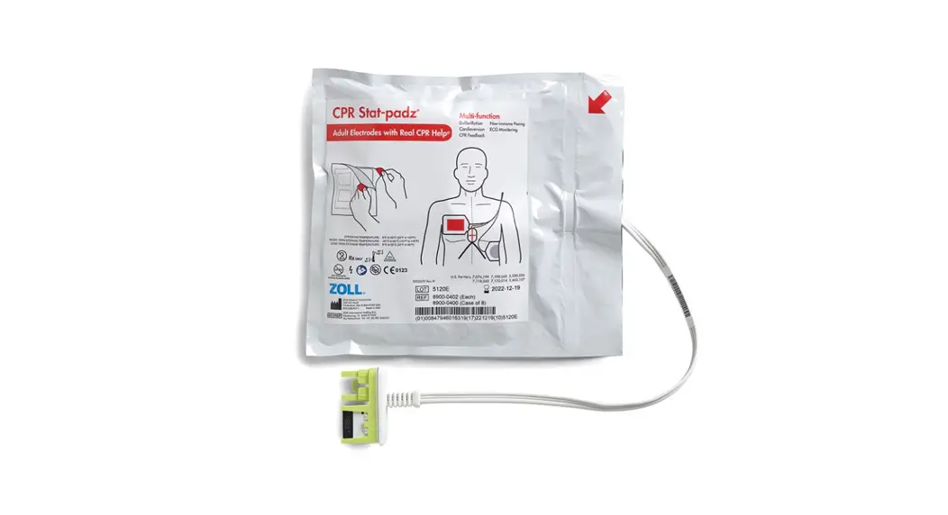 Zoll Medical Pro-padz Resuscitation Electrodes Instructions