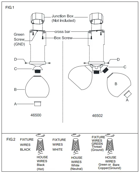 LIVEX 46500, 46502 Catania 16 Inch Wide 3 Lights 1