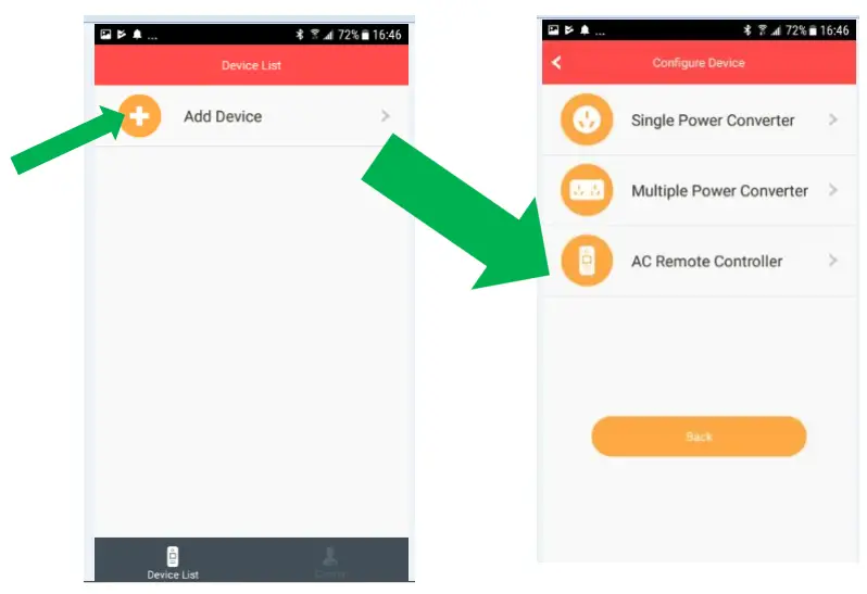VTRONIX Q380 EW Wi Fi Enabled Mini Split Remote Control - REGISTER2
