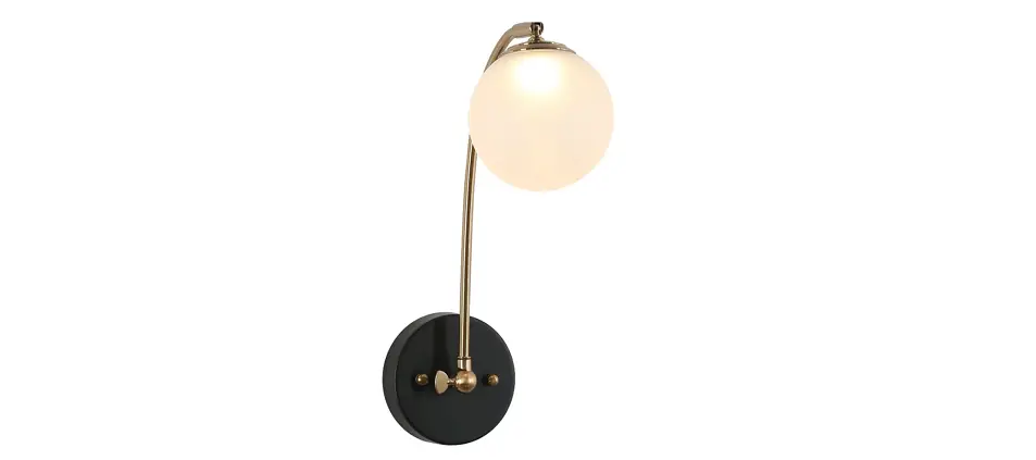 Zevni A04407 Mordy 4.7-in 1-light Black/brass Led Modern Instruction Manual