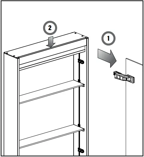 Schneider Object Line Comfort LED Mirror Cabinets C05