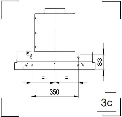 Amica FH 664 330 S Kitchen Extractor Hood B3C