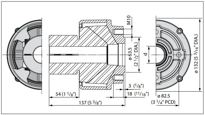 vetus BULFL0835 Flexible Propeller Shaft Coupling-FIG7