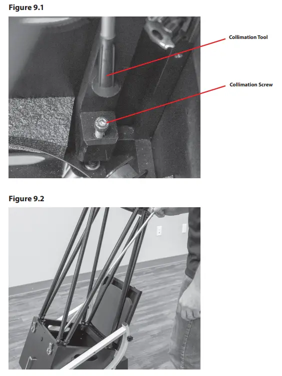 EXPLORE SCIENTIFIC DOB1045C 10 Inch Truss Tube Dobsonian Telescope - Secondary Mirro1
