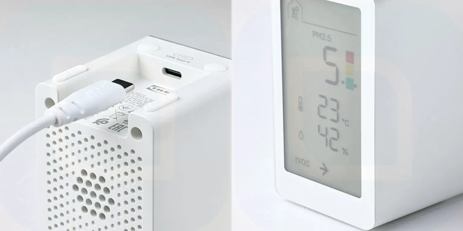 IKEA VINDSTYRKA Smart Air Quality Monitor Appears with Integrated
