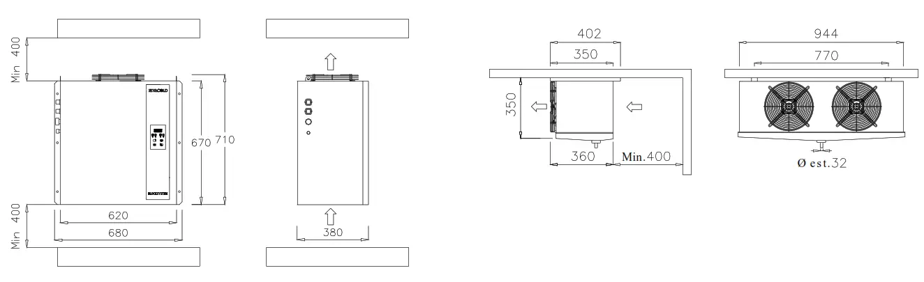 Diamond HN170M-1R Split Freezer - Drawing 18