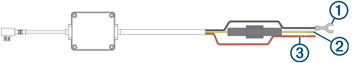 GARMIN 010-02259-01 Dash Cam Tandem - Diagram