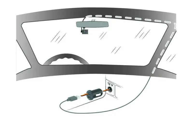 GARMIN 010-02259-01 Dash Cam Tandem - Mounting6