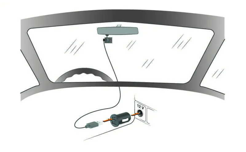 GARMIN 010-02259-01 Dash Cam Tandem - Mounting7