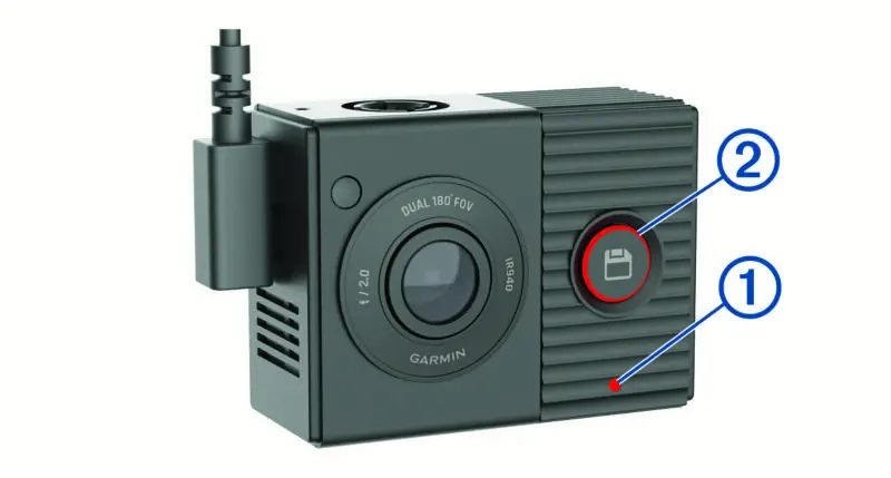 GARMIN 010-02259-01 Dash Cam Tandem - Overview2