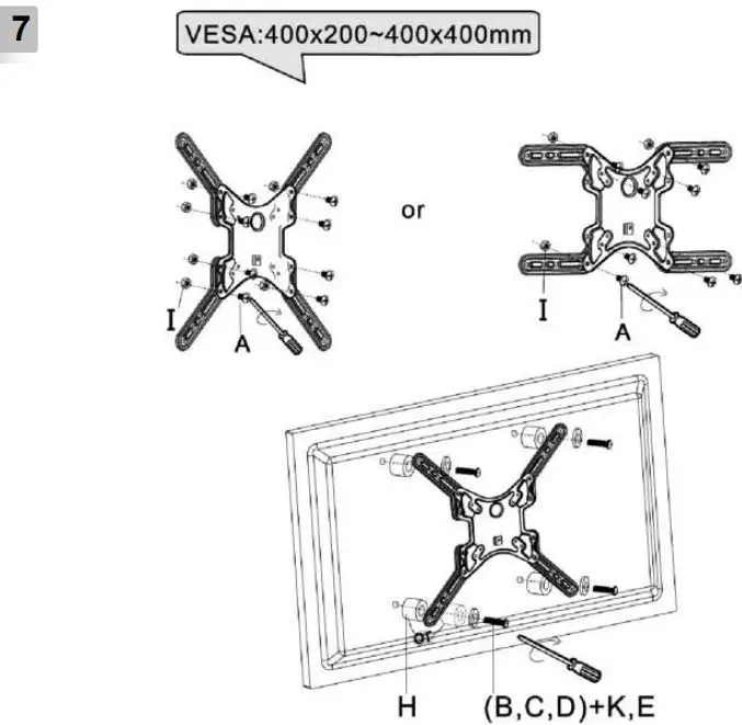 gembird WM-60RT-01 Premium TV Wall Mount (Rotate and Tilt) 32 Inch 60 Inch 35 Kg-fig8