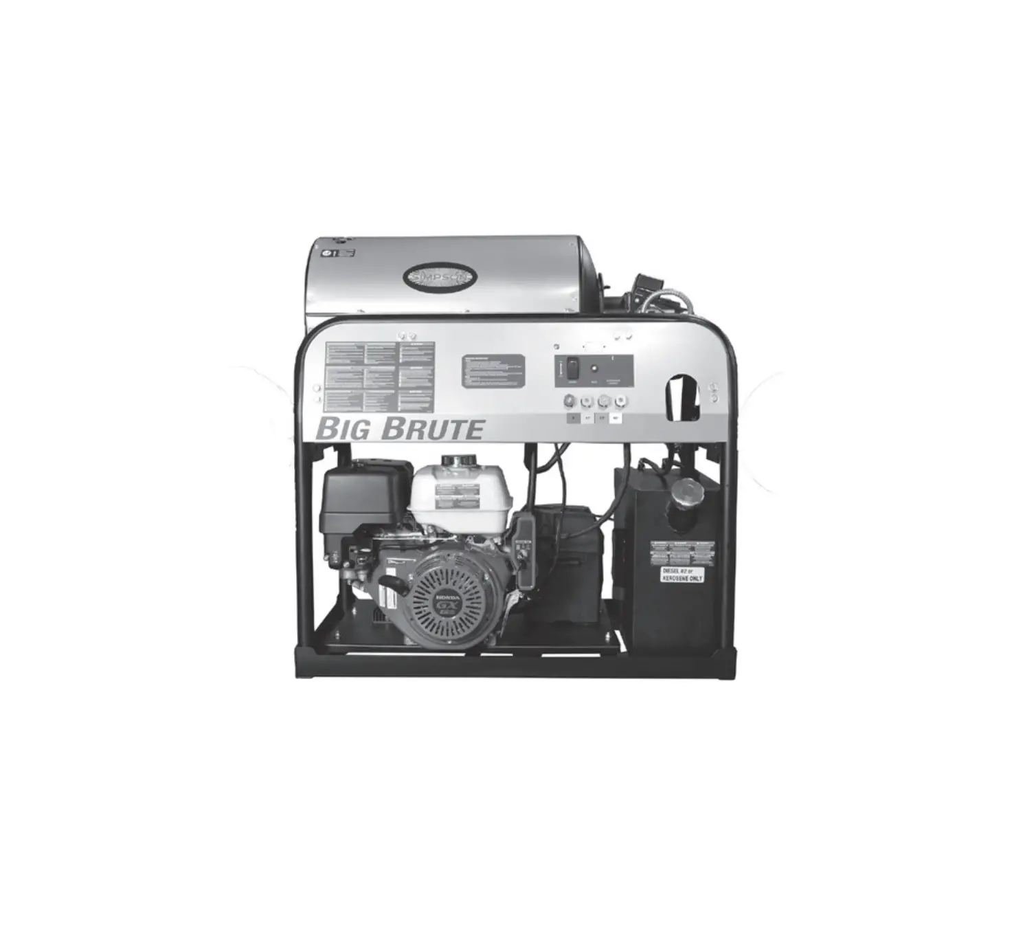 Simpson 65105 Professional 4000 Psi Gas-hot Water Pressure Washer Instruction Manual