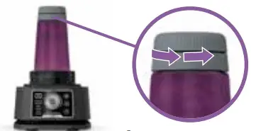 NINJA Foodi SS351 Power Pitcher System - Screw on the blade