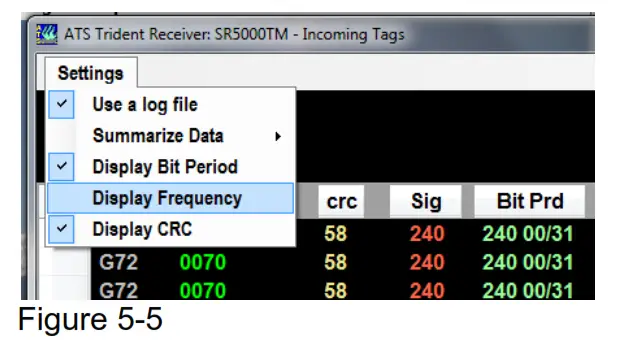 ADVANCED TELEMETRY SYSTEMS SR3001 Trident JSATS Autonomous Node Receiver - Figure 5-5