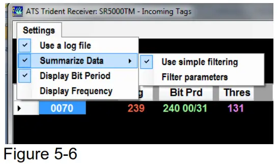 ADVANCED TELEMETRY SYSTEMS SR3001 Trident JSATS Autonomous Node Receiver - Figure 5-6