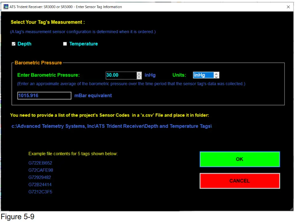 ADVANCED TELEMETRY SYSTEMS SR3001 Trident JSATS Autonomous Node Receiver - Filter Data1