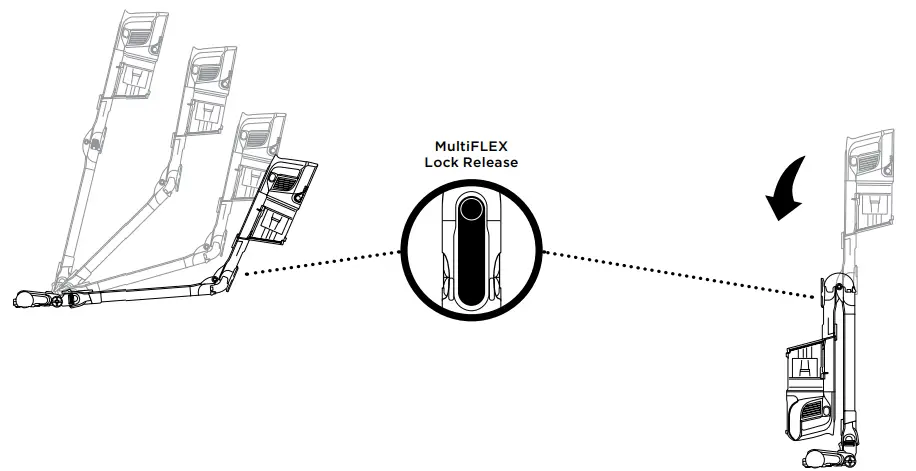 Shark QZ163HQ Cordless Vacuum- MULTIFLEX STORAGE