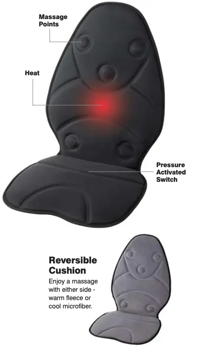 5 Point Car Seat Back Massager