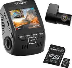 REXING V1P-4K Front and Rear dash Cam with Wi-Fi