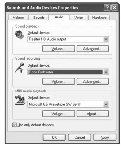 Rode Microphones Podcaster Instruction Manual