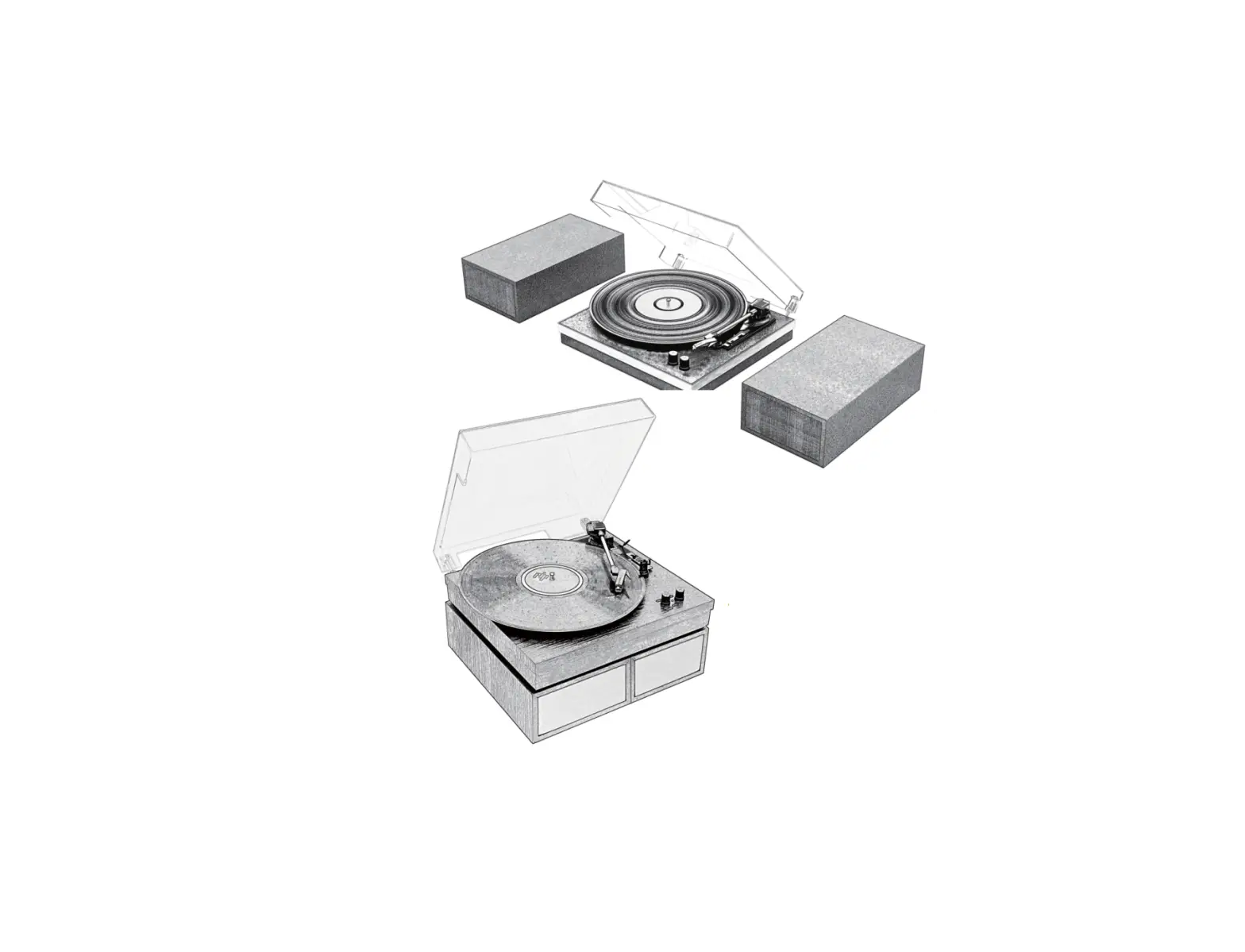 Lp No 1 Lpsc-008 Vintage Turntable User Manual