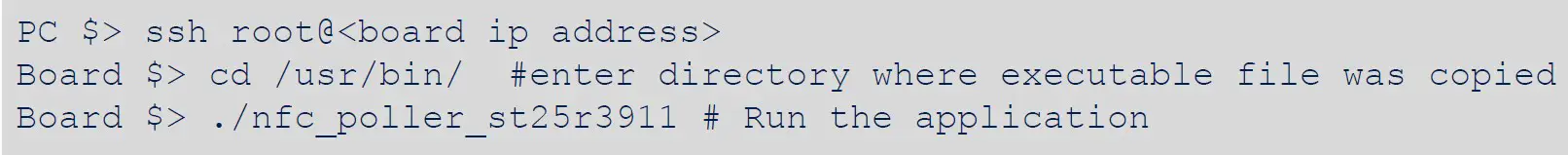 How to run the RFAL Linux application on STM32MP157F-DK2 02