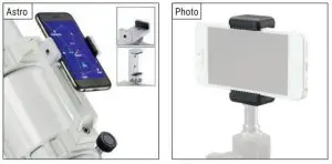 BRESSER Smartphone Holder - ASSEMBLY EXAMPLES