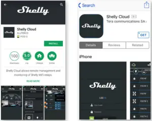 Shelly Cloud App Installation