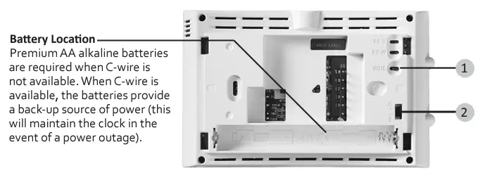 EMERSON 1F83H-21PR 80 Series Heat Pump Thermostat-figure2