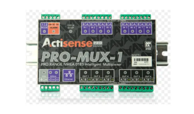Actisense Pro-mux-1-r Nmea 0183 Multiplexer With Screw Terminal User Manual Actisense Pro-mux-1-r Nmea 0183 Multiplexer With Screw Terminal User Manual