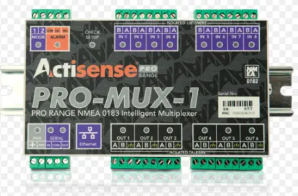 Actisense PRO-MUX-1-R NMEA 0183 Multiplexer with Screw Terminal