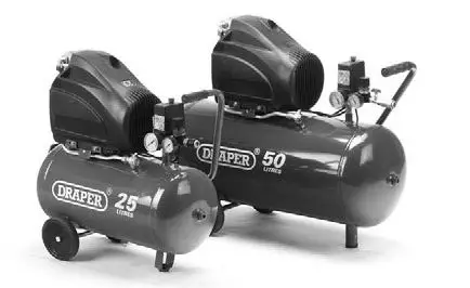 DRAPER DA25190 15 and 50 Litre Compressors - Cover