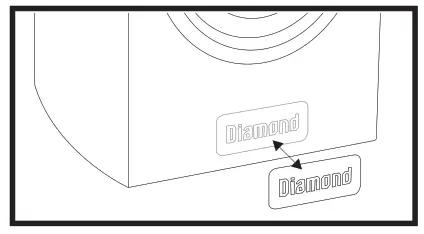 TAGA HARMONY TAGA10018 B 40 V 3 Bookshelf Speaker - logo badge