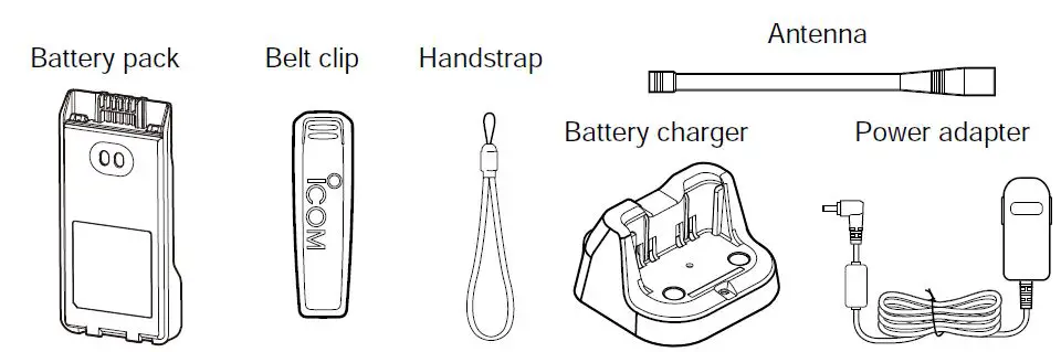 supplied accessories