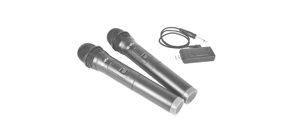 Qtx 171.800uk U-mic Usb Dual Handheld Uhf Wireless System User Manual