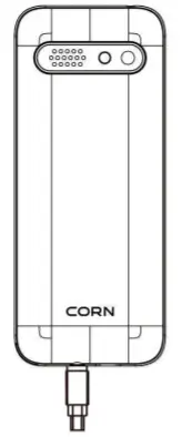 CORN Q3 MT350 Mobile Phone - Charging the battery
