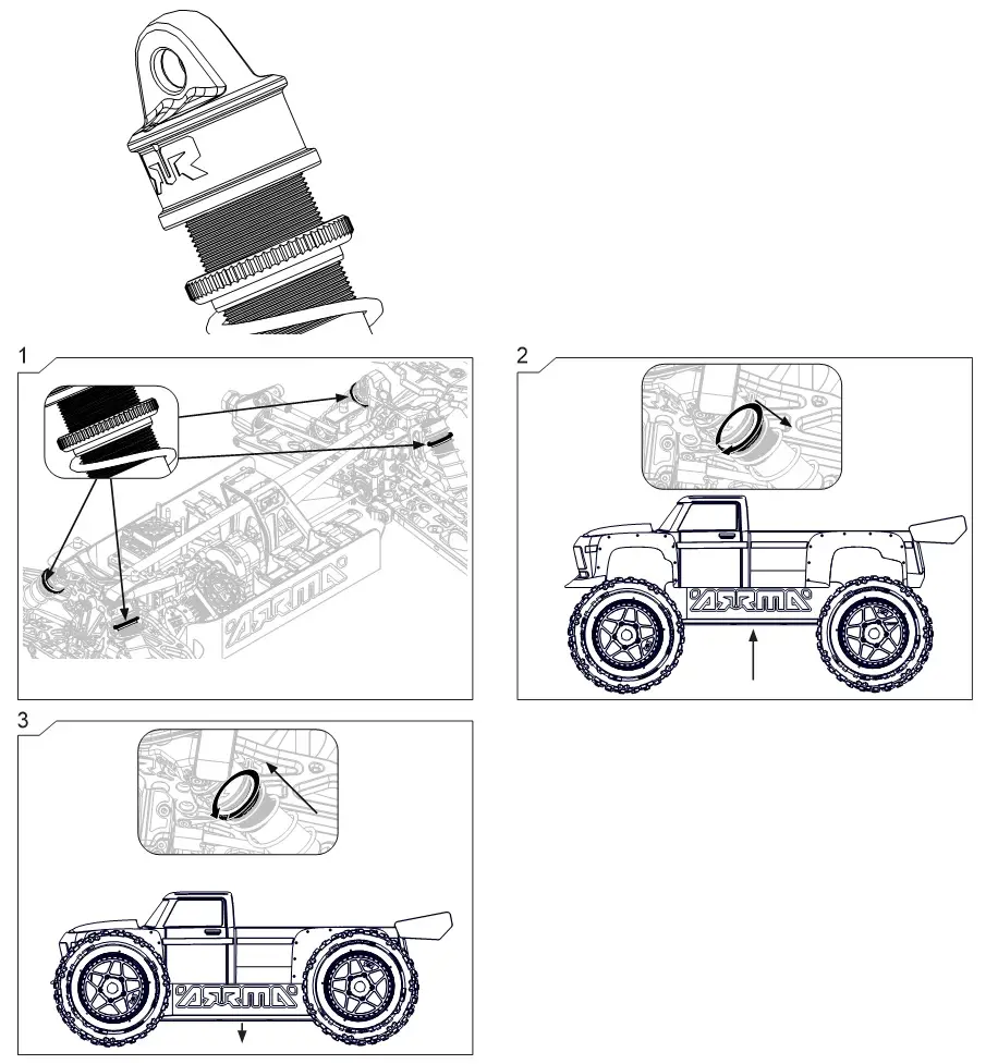 ARRMA Ehicle With Waterproof Electronics - Adjust Ride Height