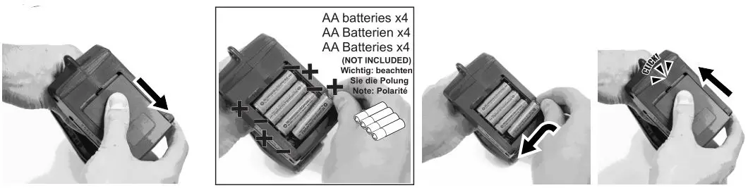 ARRMA Ehicle With Waterproof Electronics - Install AA Batteries In Controller