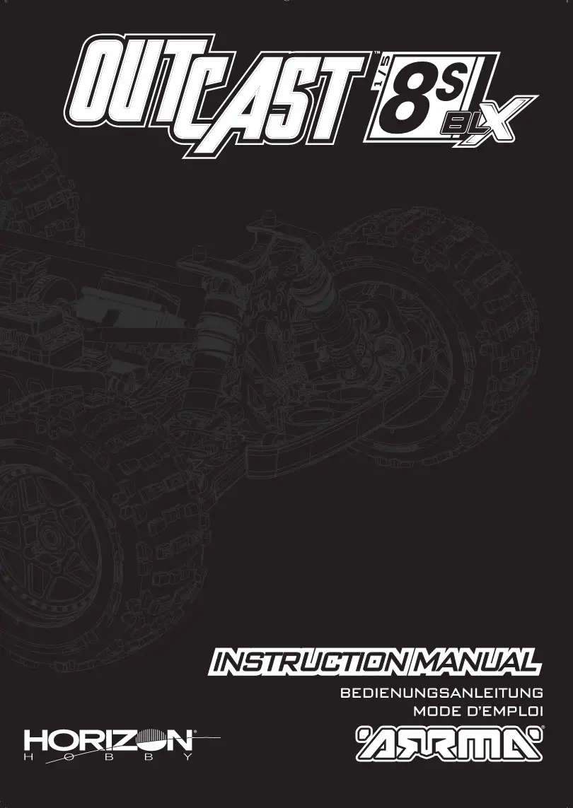 ARRMA Ehicle With Waterproof Electronics Instruction Manual