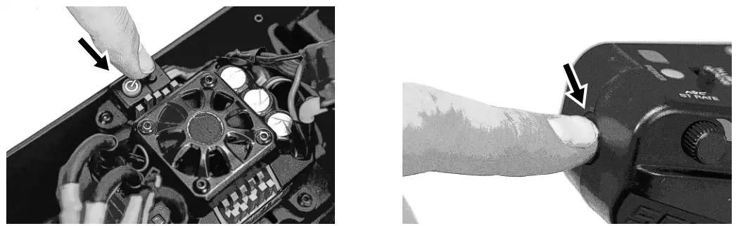 ARRMA Ehicle With Waterproof Electronics - Power Off