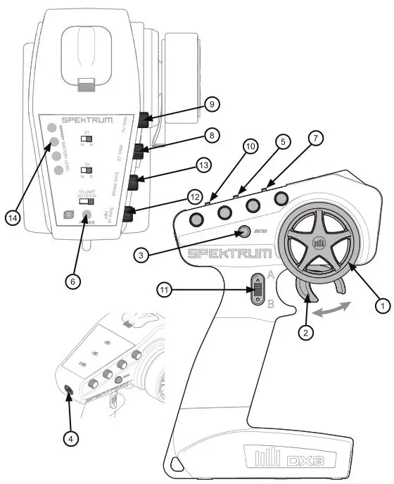 ARRMA Ehicle With Waterproof Electronics - Radio Gear