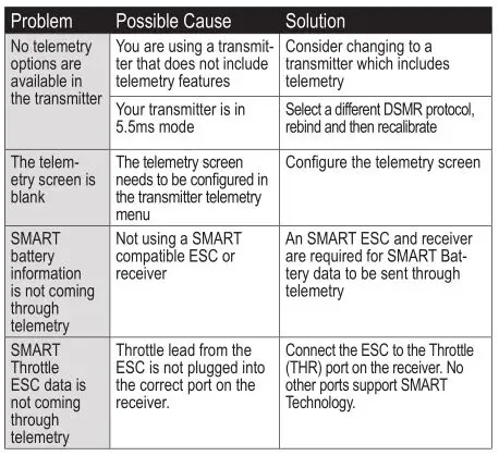 ARRMA Ehicle With Waterproof Electronics - TELEMETRY TROUBLESHOOTING GUIDE
