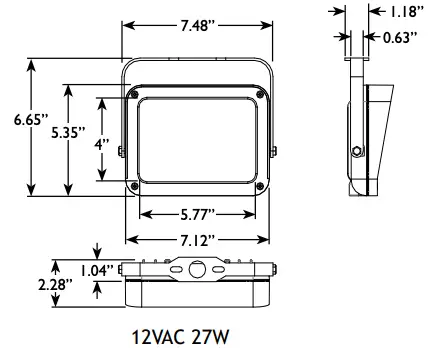 Product Dimensions Continued