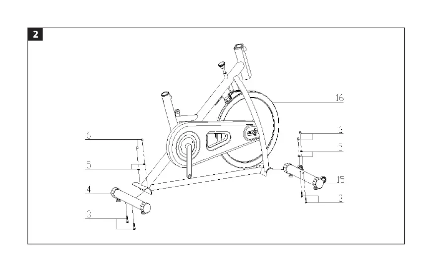 KAYOBA 003150 Spinning Bike 2