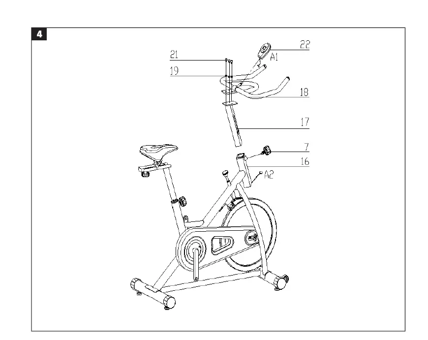 KAYOBA 003150 Spinning Bike 4