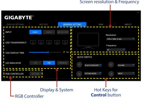 GIGABYTE M27QX 27 Inch Gaming Monitor - app31