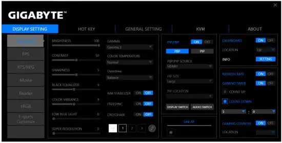 GIGABYTE M27QX 27 Inch Gaming Monitor - app8