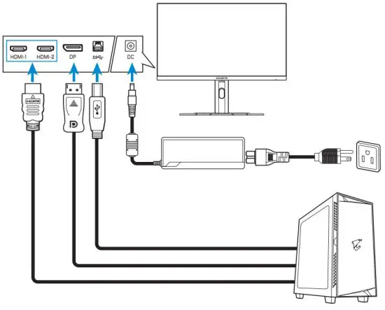 GIGABYTE M27QX 27 Inch Gaming Monitor - monitor