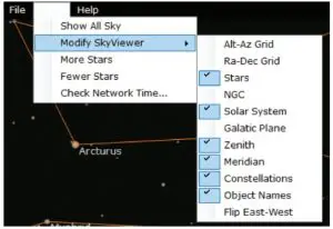 SkyViewer Settings